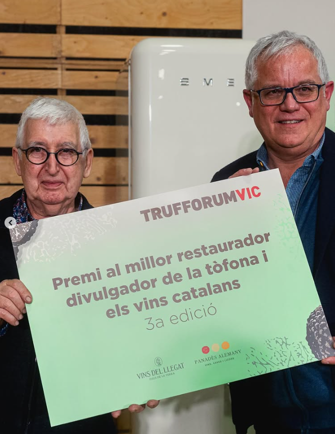 Toni Sala, d’Olost, premiat al Trufforum