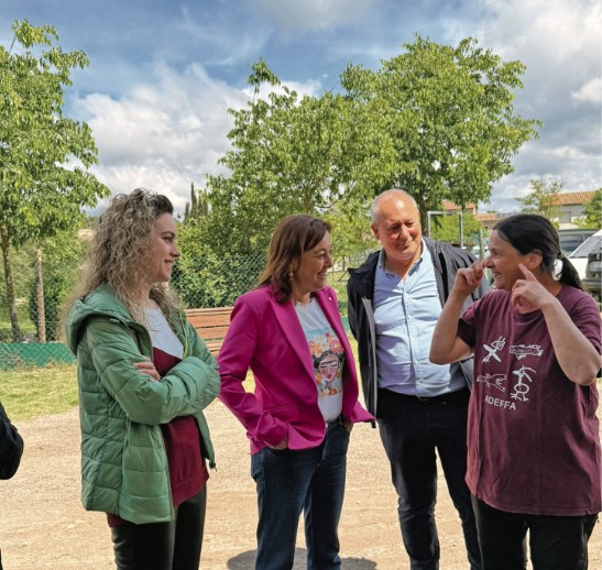 La consellera de Territori, Sílvia Paneque, visita el centre Camadoca