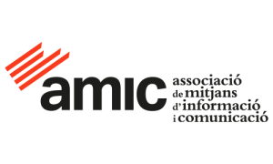 Logo Amic _ Associació de Mitjans d'Informació i Comunicació
