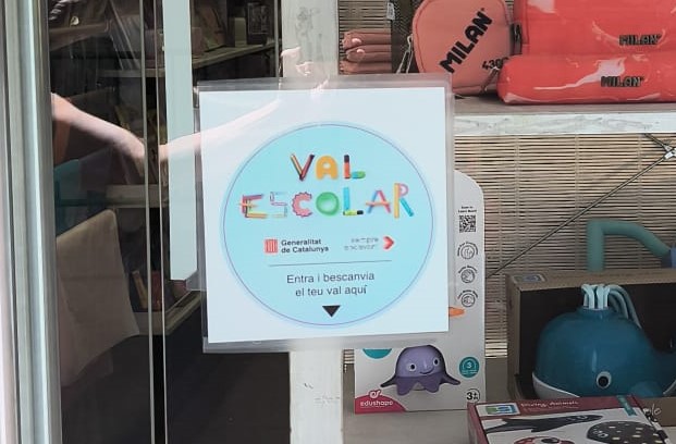Els vals escolars de 60 euros es poden bescanviar a Prats